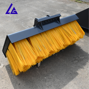 Balayeuse mécanique pour chargeuse-<span class=keywords><strong>pelleteuse</strong></span>, segments de brosse remplaçables à angle fixe, fixation par boulons, largeur personnalisable, certifiée CE ISO - Product Image 2
