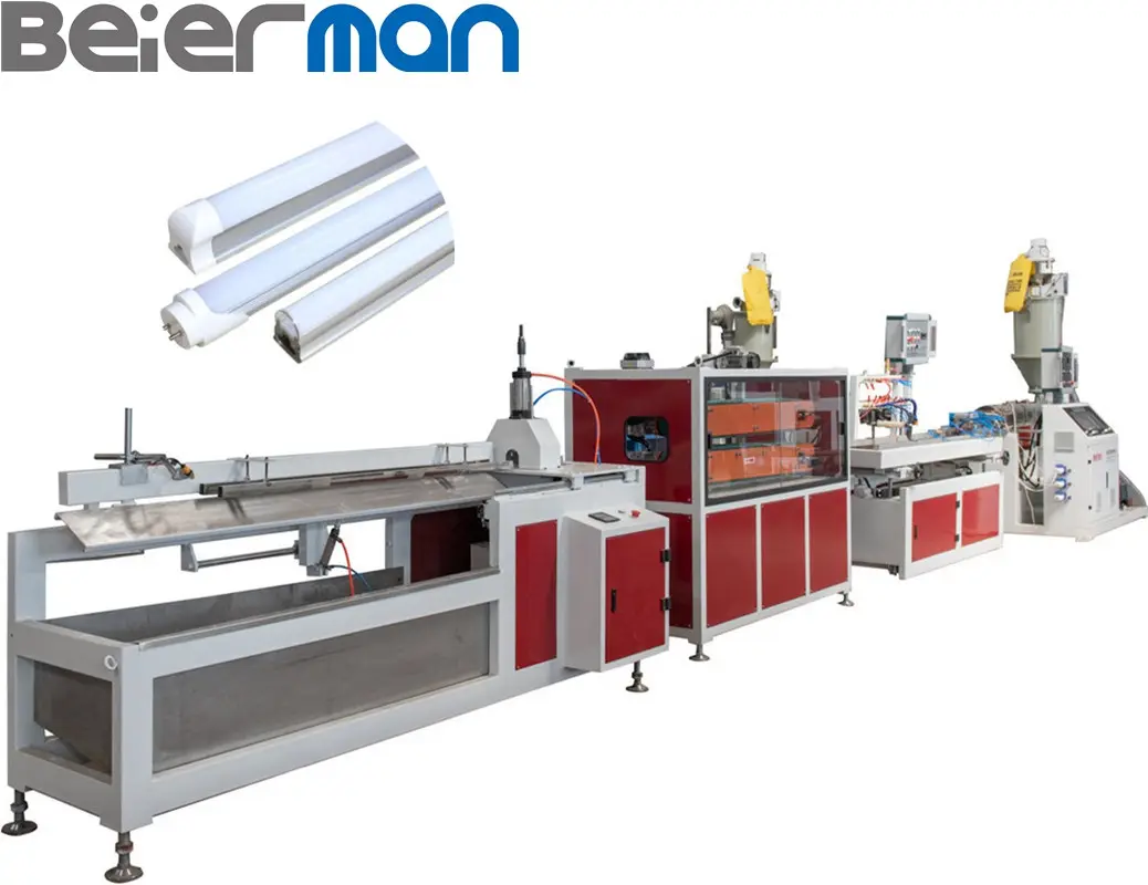 Hot sale polycarbonate sheet production line T5 T8 LED tube light making machine manufacturer Beierman factory good price