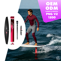 Hydrofoil de planche à voile pour lac européen, aile de pompe, stabilisation, longue glisse, décollage facile, AXIS PNG V2 1200, performance sportives nautiques
