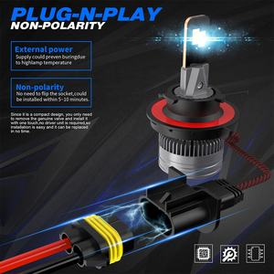 Instalación simple y sin pérdidas H13 Faros delanteros de camión LED Faro 8400lm 70W H13 LED H4 Faros para furgonetas de coches universales - Product Image 4