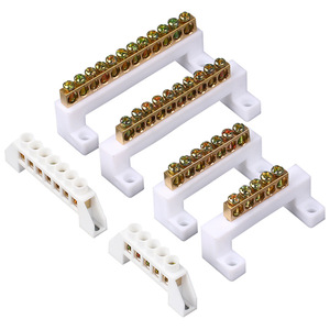 Chkl เทอร์มินัลบล็อกบัสบาร์10รู63A กล่องจำหน่ายในร่ม220โวลต์ M5ยึดสกรู - Product Image 2