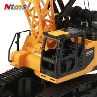 2.4G 8 canaux jouet grue télécommande enfants métal camion alliage crochet RC grue sur chenilles