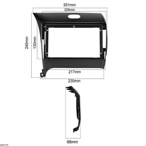Xe đài phát thanh GPS Bảng điều chỉnh cho Kia K3 Forte 2013-2016 fascias khung Bracket với 9 phổ Car DVD MP5 Máy nghe nhạc âm thanh xe hơi Máy nghe nhạc - Product Image 5