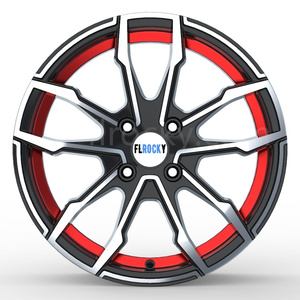 Ruedas y neumáticos de coche de pasajeros Flrocky <span class=keywords><strong>4X100</strong></span> <span class=keywords><strong>llantas</strong></span> de plato profundo 5X1143 ruedas <span class=keywords><strong>15</strong></span> pulgadas 4 agujeros Llanta de Aleación - Product Image 2