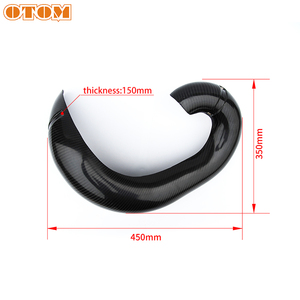 OTOM-Protection d'échappement à deux <span class=keywords><strong>temps</strong></span> en Fiber de carbone pour moto <span class=keywords><strong>KTM</strong></span> SX XC XCW HUS QVARNA TC TE TX 250 <span class=keywords><strong>300</strong></span> - Product Image 6