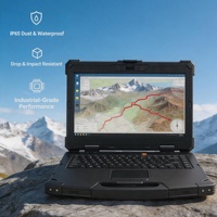 15,6 inch robuuste laptop IP65 geseald, valbestendig, industriële pc, zwart, Intel I9, nieuwe EU-stekker, Wi-Fi 6, 5.2, Windows 11
