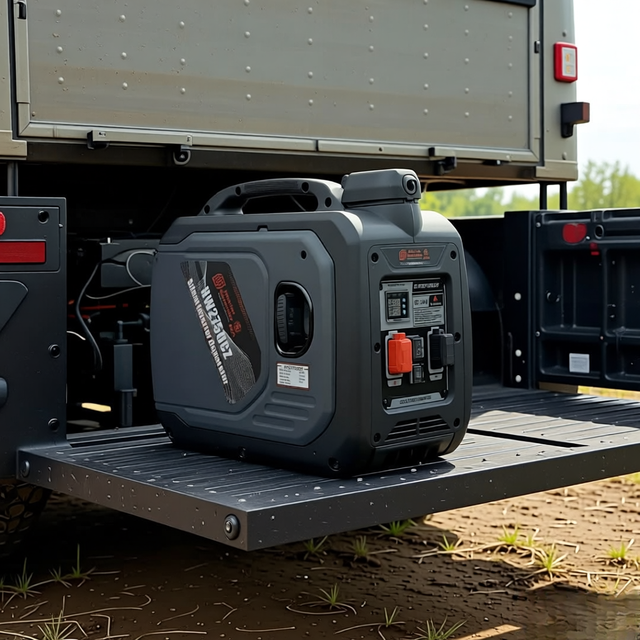 2-kilowatt Silent Portable Dual-fuel Inverter Generator with Remote Start Capability, Ideal for Home and Outdoor Use.