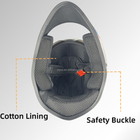 Nouveau casque de moto intégral pour enfants, vente chaude, logo personnalisé, emballage en boîte, matériau PP, unisexe, toutes saisons