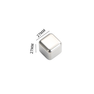 Boîte de rangement pour mini-glaçons réutilisables en acier inoxydable 304, pierres à whisky et à vin réfrigérantes - Product Image 5