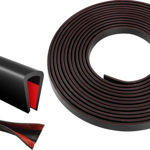 Glaseinfassung U-Profil Dichtung Vinyl PVC Kantenschutz Gummidichtung U-Profil für Glas - Product Image 4