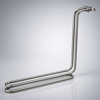 Élément chauffant vertical pour friteuse, 220V 3KW, en acier inoxydable 304, chauffage tubulaire de 8mm pour équipement de friture commercial