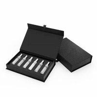 Carton vert flip magnétique rigide personnalisé de grâce coffrets cadeaux de bouteille d'huile essentielle de cosmétique boîte d'emballage