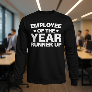 Camiseta de manga larga para el segundo lugar en el premio Empleado del Año, para el Día de Apreciación al Personal - Product Image 1