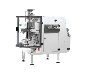 Made in Italy Compact VFFS Packaging Machines for Cushion or Square Bottom Bags from a Reel of Thermo Sealable Film for Sale