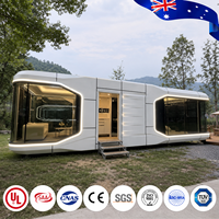 Rumah Modular Prefabrikasi Rumah Kapsul Aluminium Produk Terlaris dengan Harga Terjangkau Rumah Kapsul Mewah