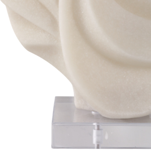 Scultura astratta in resina a spirale su base acrilica per decorazione domestica, mensola o statua decorativa da tavolino - Product Image 5