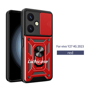 Lichicase ฝาหลังป้องกันหลายชั้นสำหรับ <span class=keywords><strong>VIVO</strong></span> X200 Pro 5G TPU PC ห่วงโลหะขาตั้งเคสโทรศัพท์มือถือ - Product Image 4