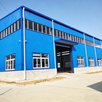Nave Industrial Prefabricada, Estructura de Acero, Paneles Sándwich, Columnas de Acero, Galvanizado en Caliente
