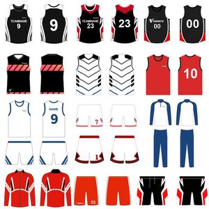 Personnalisez vos propres uniformes avec votre logo, maillots en polyester respirant, sublimation, chemises de basket-ball pour hommes et étudiants - Product Image 4