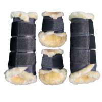 Équipement équestre de haute qualité cheval jambe protecteur bottes d'équitation personnalisé 4 pièces chevaux Tendon Fetlock bottes