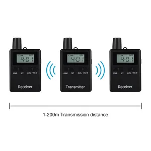 Factory Price 60-108MHZ AM FM Wireless Audio Radio Transmitter Receiver System For Meeting Conference