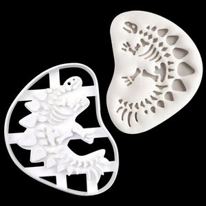 Moule en plastique gaufré pour gâteaux et biscuits, motif squelette de dinosaure de la série Jurassic, OEM/ODM - Product Image 3