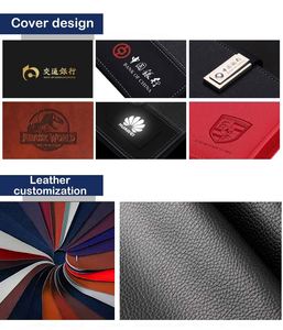 Custom Large Capacity Wireless Charging Power Bank Usb Flash Drives A5 PU Notebook - Product Image 3
