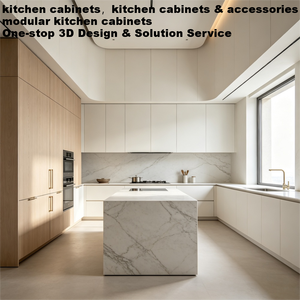 Gabinete de <span class=keywords><strong>Cocina</strong></span> de Estilo Japandi de Alta Gama con Gran Capacidad de Almacenamiento para Contenedores de <span class=keywords><strong>Cocina</strong></span> - Product Image 3