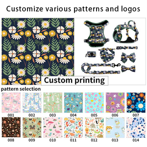 Kain Neoprene lembut jaring anjing langkah dalam rompi pola desainer <span class=keywords><strong>Harness</strong></span> anjing dan Set tali untuk Chihuahua, <span class=keywords><strong>Yorkie</strong></span>, berjalan di luar ruangan - Product Image 6