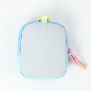 ChangRong <strong>Fun</strong> Color Recycled Material Mini <strong>Bag</strong> with Zippered Pouch, Integrated Carabiner &amp; Interior Slip Pocket for Daily Use - Product Image 6
