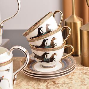 Warhorse HEAD ชุดกาแฟพอร์ซเลนลายกระดูกยุโรปเซ็ทน้ำชายามบ่ายสไตล์อังกฤษ - Product Image 2