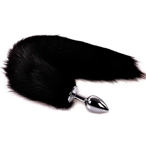 Plug Anal con Cola de Zorro para Adultos, Collar 'L', Artículo Erótico para Juegos Sexuales - Product Image 3