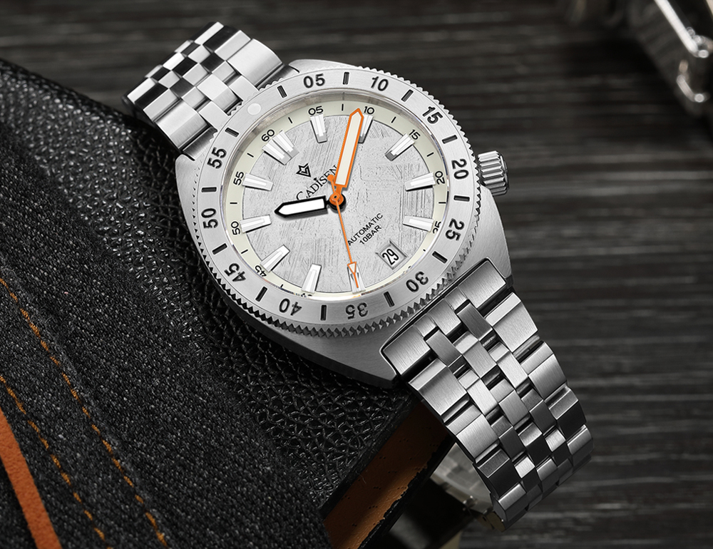 CADISEN C8231 - Automatic Mechanical Watch with Meteorite Dial