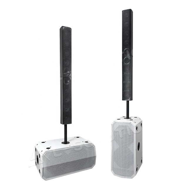 Full Range Column Speaker 4-Inch and 10-Inch Subwoofer Speaker Match for Conference and Live Performance
