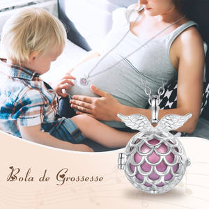 Merryshine Harmony Bells Angel Caller Maternité Carillon <span class=keywords><strong>de</strong></span> <span class=keywords><strong>grossesse</strong></span> personnalisé <span class=keywords><strong>Bola</strong></span> Collier Carillon spirituel fabriqué à la main pour la <span class=keywords><strong>grossesse</strong></span> - Product Image 5