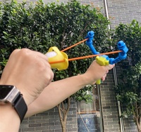 ENFANTS POCKET JOUET SNOWBALL LANCEUR PLASTIQUE FUNNY HIVER JEU ÉLASTIQUE MOUSSE FUSÉES FLYING SLINGSHOTS MATERIA ÉCOLOGIQUE