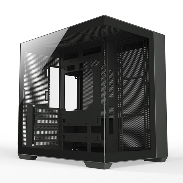 New Arrival Tool-free Stud Panels Gaming Atx Mid Tower Aluminum Alloy Pc Chassis Desktop Gamer Computer Case