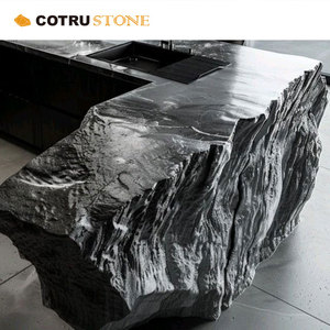 Piano <span class=keywords><strong>di</strong></span> Lavoro per <span class=keywords><strong>Cucina</strong></span> in <span class=keywords><strong>Marmo</strong></span> Grigio Antico Cotrustone, Design Ecologico Classico Personalizzato - Product Image 2