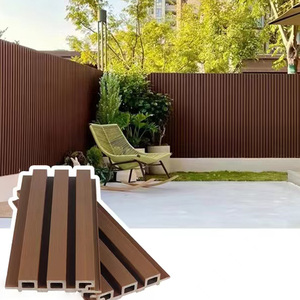 Joydeco tùy chỉnh 3D PVC tường tấm ốp thay thế ngoài trời Nhựa WPC Panel tường cho căn hộ nhà máy cung cấp - Product Image 1