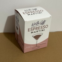 Boîte en carton personnalisable avec poignée pour 4 canettes de 12 oz (boissons, bière, soda, jus) – Emballage de détail réutilisable avec impression de votre logo