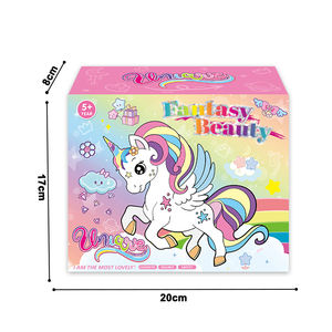 Set di cosmetici per bambini Non tossici Kit per il trucco per le ragazze con lo smalto per le unghie, carino finta gioco <span class=keywords><strong>Dress</strong></span> <span class=keywords><strong>up</strong></span> giocattoli regalo perfetto per il trucco dei bambini - Product Image 6