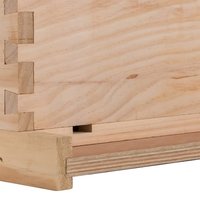 Einlagige Holz-Langstroth-Bienenstöcke für Imker Tiefe oder Mittlere Super-Bienenstockboxen