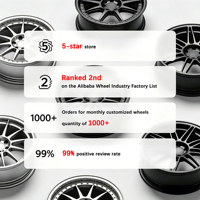 Rines Forjados Personalizados Viaol de 2 Piezas, 18 19 20 21 Pulgadas, Borde Pulido Profundo, Compatibles con BMW M2 M3 M4 M5 Audi RS Porsche 911
