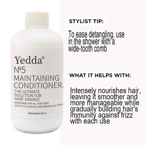 Yedda Ensemble de réparation nourrissant pour <span class=keywords><strong>cheveux</strong></span> abîmés anti-pelliculaire avec shampooing, après-shampooing, sérum et gel (250ml * 5) - Product Image 6