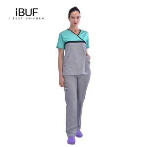 Scrub <span class=keywords><strong>in</strong></span> Vietnam uniforme da <span class=keywords><strong>infermiere</strong></span> medico femminile - Product Image 6