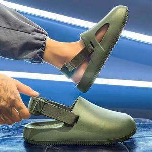 Sandales et Claquettes de Sport à Semelle Épaisse Effet Plateforme, Sensation de Marcher sur des Crottes, pour Hommes et Femmes - Vente Flash - Product Image 4