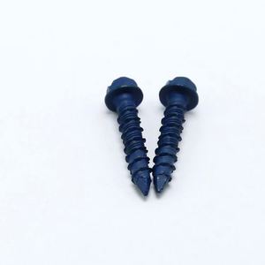 Tapcon/สกรูซีเมนต์ Hi <span class=keywords><strong>Lo</strong></span> สกรูสำหรับงานก่อสร้างสีฟ้า Ruspert Hex Head - Product Image 3