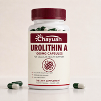 Compléments alimentaires Urolithin A en capsules 1000mg pour la santé cellulaire, fabricant chinois, vente en gros avec service d'étiquetage privé OEM