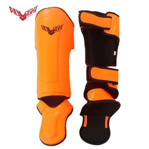 Protège-tibias autocollants ALLFIGHT 2026 en PU multicouche S-XL pour Enfants et Adultes Entraînement MMA - Product Image 5