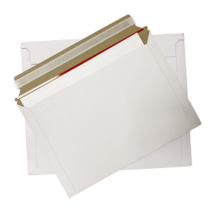 Sobre con Reverso de Cartón Duro Impreso con Logotipo Personalizado, No Doblar, Bolsa de Envío Rígida, Bolsas de Envío de Cartón Kraft Marrón - Product Image 3